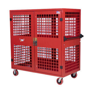 Security Cart | Locking security truck | Rolling Utility Cart, Loss Prevention Cart, Welded Security Cart | Industrial Locking Cart