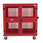 Red Security Cart Front View Closed LG