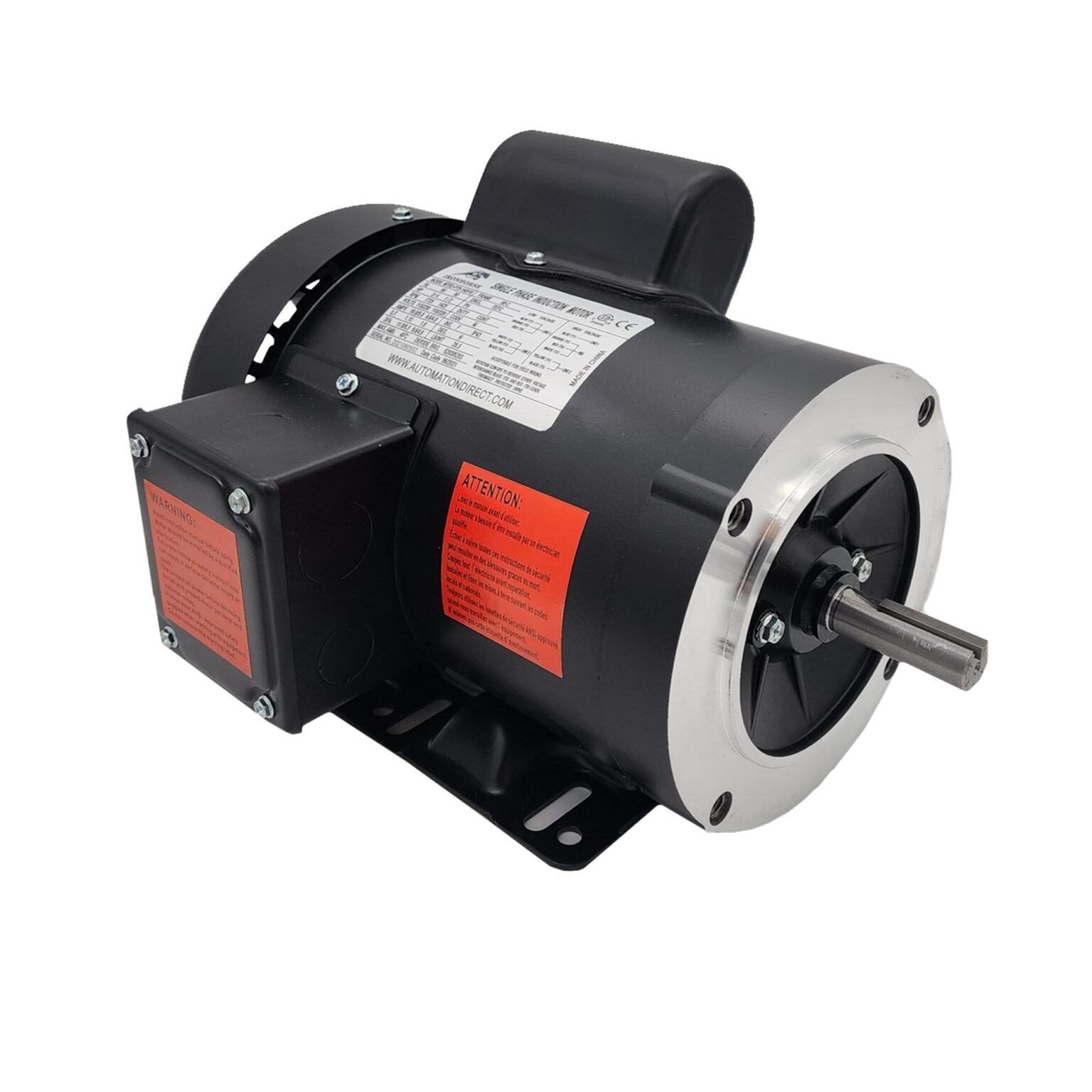 Single Phase Induction Motor 60 Hz 3/4 HP - American Hawk