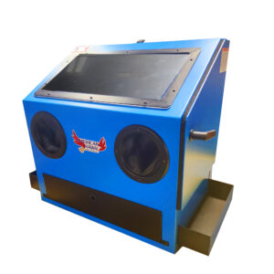 Benchtop Sandblast Cabinet, Abrasive Blast Cabinet, Blue Sandblast Cabinet,