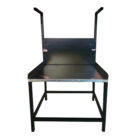 Workbench shop table , Stainless Steel Top, With Light Holder Color Black